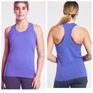 Athleta Momentum Seamless Tank Top Blue